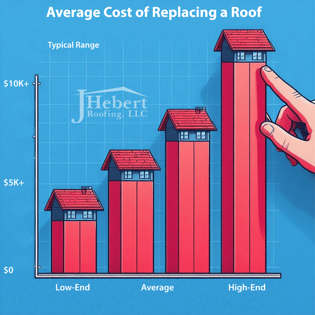 average cost to replace a roof in louisiana
