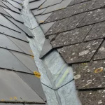 damaged roof flashing